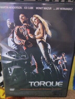 Torque DVD Movie — Black & Silver Cover